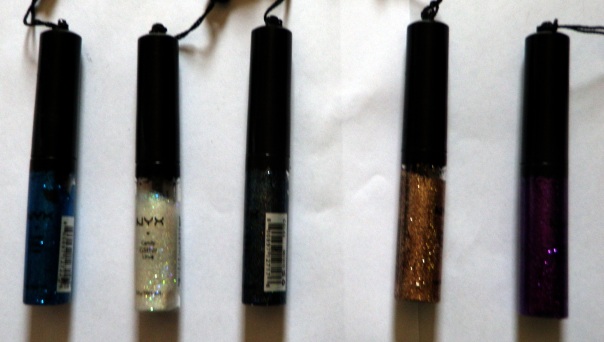NYX Candy Glitter Liner collection