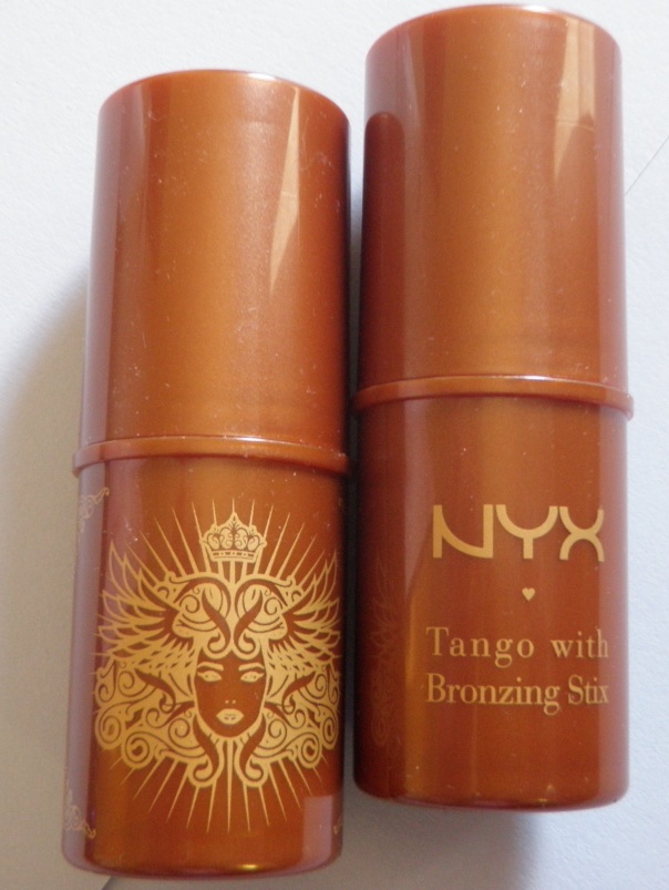 NYX Tango With Bronzing Stix Packaging from Front and Back